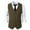 Coffee, variant on IROINNID Men's Suit Vest Blouse Business Formal Dress Waistcoat Vest with 2 Pockets Single Breasted Slim for Suit or Tuxedo
