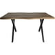 thumbnail image 4 of Mesa Comedor Rustica Tipo Madera 1.60m 6 Personas Acero, 4 of 5