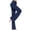 Dark Blue, variant on Women's High Waist Wide Leg Pants Loose Fit Yoga Pants Stretchy Workout Leggings Casual Trousers Plus Size Gym Pants, Dark Blue XXL