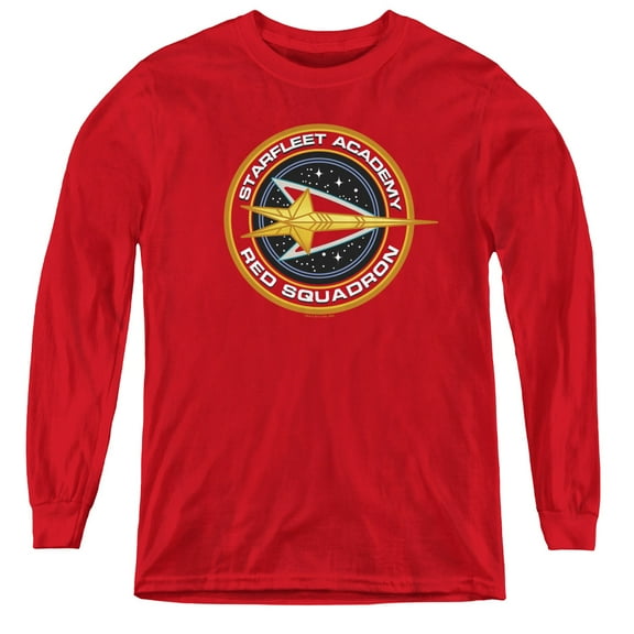 Star Trek - Red Squadron - Youth Long Sleeve Shirt - X-Large