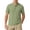 Mens Shirts Army Green, variant on Men's Linen Shirt Henley Standing Collar Short Sleeve Breathable Lightweight Casual Tops Father's Gift,M-5XL