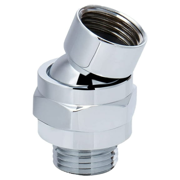 Adjustable Showerhead Connector Brass Shower Connector Balls Joint Replacement Shower Arm Extension Shower Connector