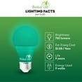 thumbnail image 4 of Bioluz LED Green Light Bulbs 60W Replacement Non-Dimmable A19 LED Bulb 4-Pack, 4 of 11