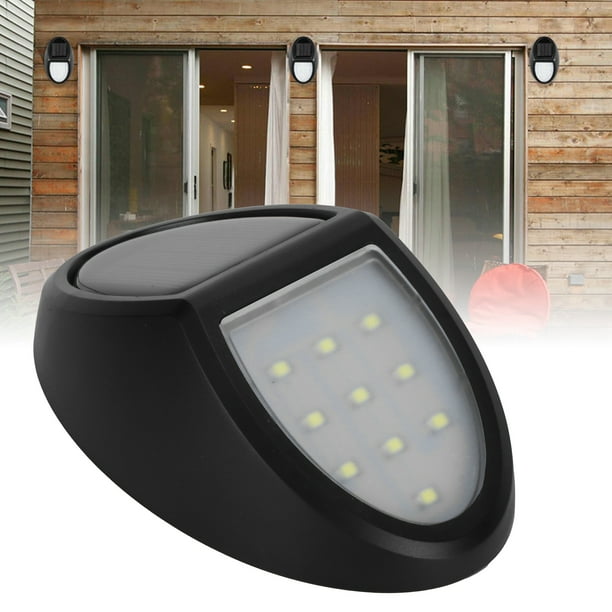 Luz De Energía Solar IP65 Lámpara De Pared Impermeable Para Jardín Patio Balcón Decoración Luz Blanca