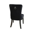 thumbnail image 6 of Meridian Furniture Nikki 19.5"H Velvet Dining Chair in Black (Set of 2), 6 of 6