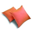 thumbnail image 4 of Pink & Yellow Decorative Lumbar Pillow Cover 12"x18" | Pack of 2 Modern Art Silk Oblong Cushion Cover | Solid & Two Tone Silk Pillowcases for Bed, Couch & Sofa, Modern Home Décor - Pink Yellow Luxury, 4 of 9