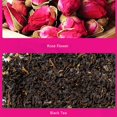 thumbnail image 4 of Té Saludable De Flores, Té Negro Rosa Cuidadosamente Mezclado Delicioso 30 Bolsas Triangulares Cerveza Repetible Para Mujeres ANGGREK Rose Black Tea, 4 of 9