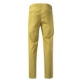 thumbnail image 3 of Ma Croix Mens Flex Classic-Fit Beach Trousers Linen Pants, 3 of 5