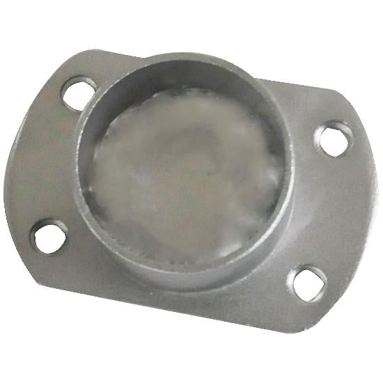 Quick Kit Satin Aluminum Wall Return Cap Connector