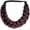 Dark Burgundy Brown, variant on Thick Wide 2 Strands Synthetic Hair Braided Headband Hairpiece for Women Girl Kinky Straight (Deep Brown)