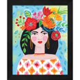 thumbnail image 2 of Great Art Now Boho Girl by Farida Zaman, 2 Piece Framed Art Set Each 9.25"W x 11.25"H, 2 of 3