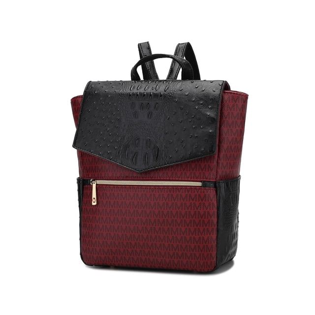 Mochila MKF Collection Leidy M Signature/Croco para mujer