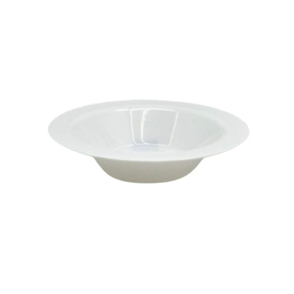 5oz Pearl White Magnificent Heavyweight Plastic Bowls: 4CT