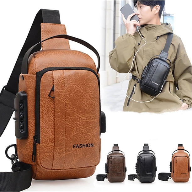 Fiudx Mochila para Motocicleta, Diseño Ligero, Antirrobo, Puerto de Carga Usb, Bandolera Multifuncional, Ideal para Viajes Diarios y Aventuras, Tamaño 14 X 8 X 24 Cm.