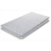 Alligator Board  300 Series Stainless Steel Panel with Flange - Pack of 2