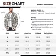 thumbnail image 6 of Iceglad Mens Brushed-flannel check shirt Plaid Shirt Long Sleeve Button Down Casual Buffalo Check Shirt Soft Lightweight Shacket Jacket for Men Fall Winter with Pockets, 6 of 9