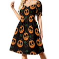 thumbnail image 1 of Lil' Boo Robe Sans Manches d'Halloween pour Femmes Été 2024 Élégante chic promotion, 1 of 5