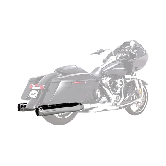 Vance & Hines Torquer 450 Chrome Slip-On Mufflers (16674)