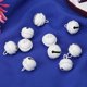 thumbnail image 4 of Campana De Navidad 20 piezas de 25 mm de metal con cascabeles colgantes de Navidad para decoración de mascotas blanco Sywqhk Libre de BPA, 4 of 7