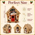 thumbnail image 4 of Christmas 3D Wooden House Diamond Painting Kit, DIY Christmas Village Wooden House Diamond Art Kit with Beaded Craft Design for Holiday Decor and Festive Home Display (Deer), 4 of 10