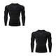thumbnail image 3 of Guardurnaity Ropa interior térmica para hombre, medias elásticas de secado rápido, camisetas para esquiar y correr, ropa deportiva para Estilo 1608, XXXL 2piezas, 3 of 6
