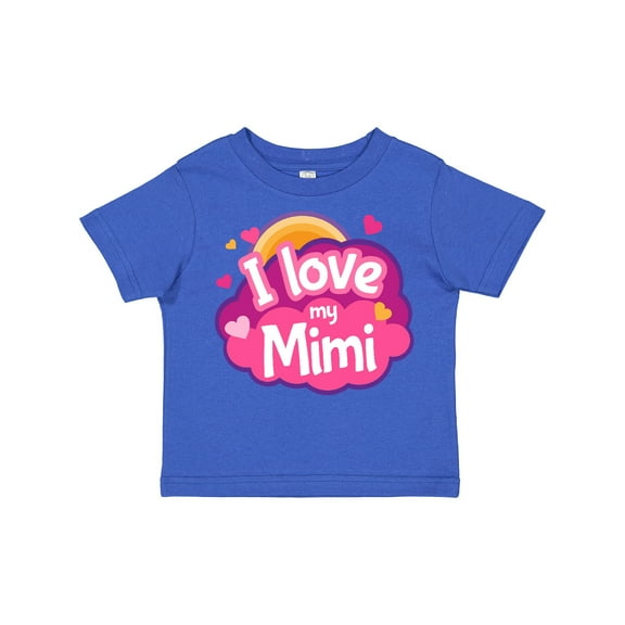 Inktastic I Love My Mimi Grandma Girls Toddler T-Shirt
