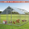 thumbnail image 3 of EDTara Metal Chicken Nesting Box Provides Sturdy Galvanized Steel Build and a Convenient Removable Roll-Out Tray, Ensuring Easy Egg Gathering and Cleaning for Backyard or Farm Poultry Setups, 3 of 9