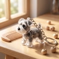 thumbnail image 3 of Orangide Pet Hair Keychain Dog Memorial Keepsake Clear Puppy Shaped Capsule Container for Fur Storage Pendant Gift for Dog Lovers, 3 of 9
