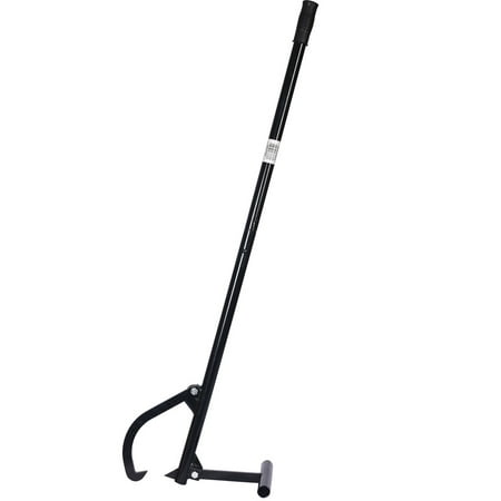 Metal Log Peavy TimberJack Triple Thick Log Lifter Heavy 48" Log Jack Spike for Separating Stacked Firewood - Retractable 15-inch Opening for Turning Logs by Earth Worth
