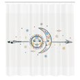 thumbnail image 3 of Ambesonne Vintage Shower Curtain, Ornaments Art, 69"Wx70"L, Multicolor, 3 of 5
