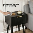 thumbnail image 6 of Ktaxon Set of 2 Solid Wood Nightstand,  End Table, Side Side End Table for Bedroom Furniture, Black, 6 of 7