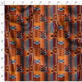 thumbnail image 4 of Soimoi Minky Orange Fabric By the Yard - 56 Inch Wide - African Tribal Material - Artistic and Modern Patterns for Various Uses Printed Fabric, 4 of 6