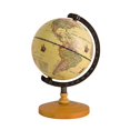 thumbnail image 1 of Geographic Globe Antique World Globe with Wood Stand Full Earth Geography Map for Desktop Bookshelves Office Home Decor, 1 of 4