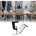 thumbnail image 5 of Abrazadera de mesa para micrófono Dinheiro, abrazadera de montaje en mesa, abrazadera de mesa de metal resistente con tornillos ajustables, abrazadera de montaje en mesa confiable, brazo de tijera,, 5 of 5