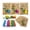 4 Pcs, variant on 8 Pack Dino Valentines & Valentines Day Cards for Kids School , Dinosaur Hatching Dinosaur Eggs Growing in Water Classroom Party Gift Set
