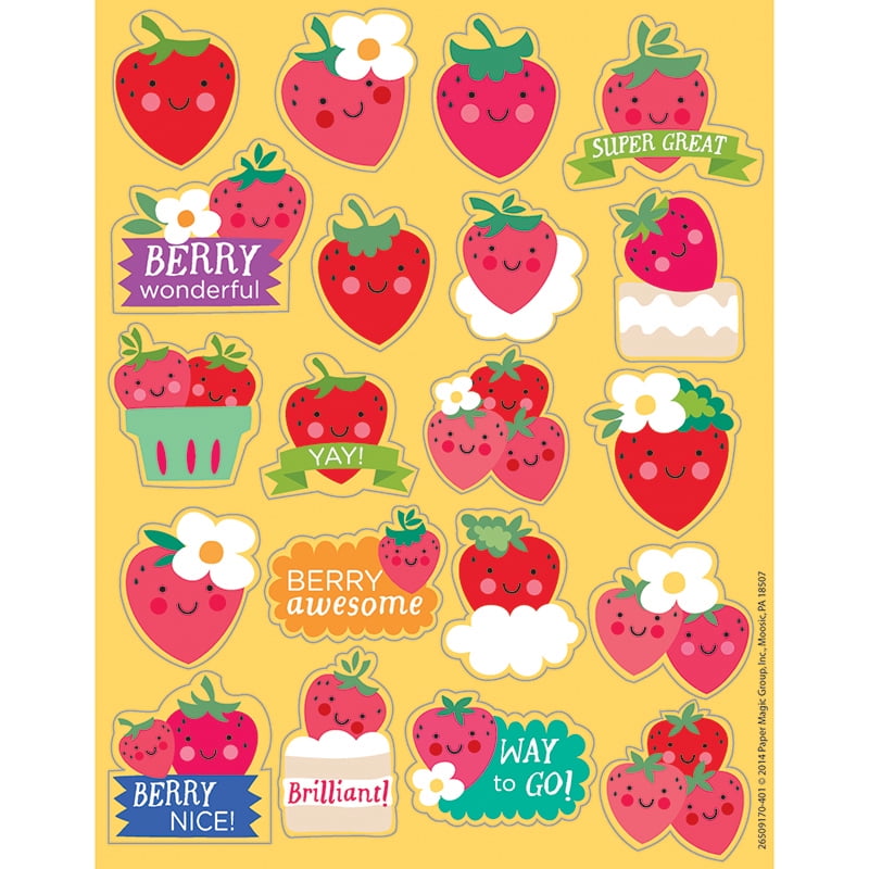 STRAWBERRY SCENTED STICKERS - Walmart.com