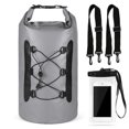 thumbnail image 1 of Sac Étanche 15L avec Étui pour Téléphone Sac Rouleau pour Kayak Bateau Pêche Surf Natation Rafting, 1 of 7
