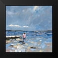 thumbnail image 2 of Laceur, Nicole 20x20 Black Modern Framed Museum Art Print Titled - Walking in water, 2 of 5