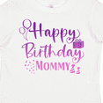 thumbnail image 4 of Inktastic Purple Happy Birthday Mommy Boys or Girls Toddler T-Shirt, 4 of 5