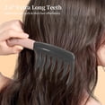 thumbnail image 4 of Peine de Dientes Anchos para Rizos, Peine Desenredante con Doble Hilera de Dientes Ondulados para Cabello Rizado/Ondulado/Grueso/Largo/Húmedo Y Seco, Cepillo Desenredante para El Cabello, 4 of 4