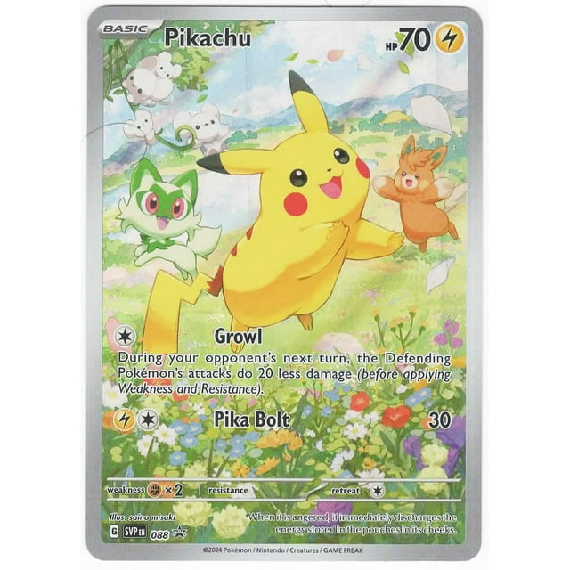 Carta coleccionable Pokémon Pikachu SVP 088 Paldean Coleccionista