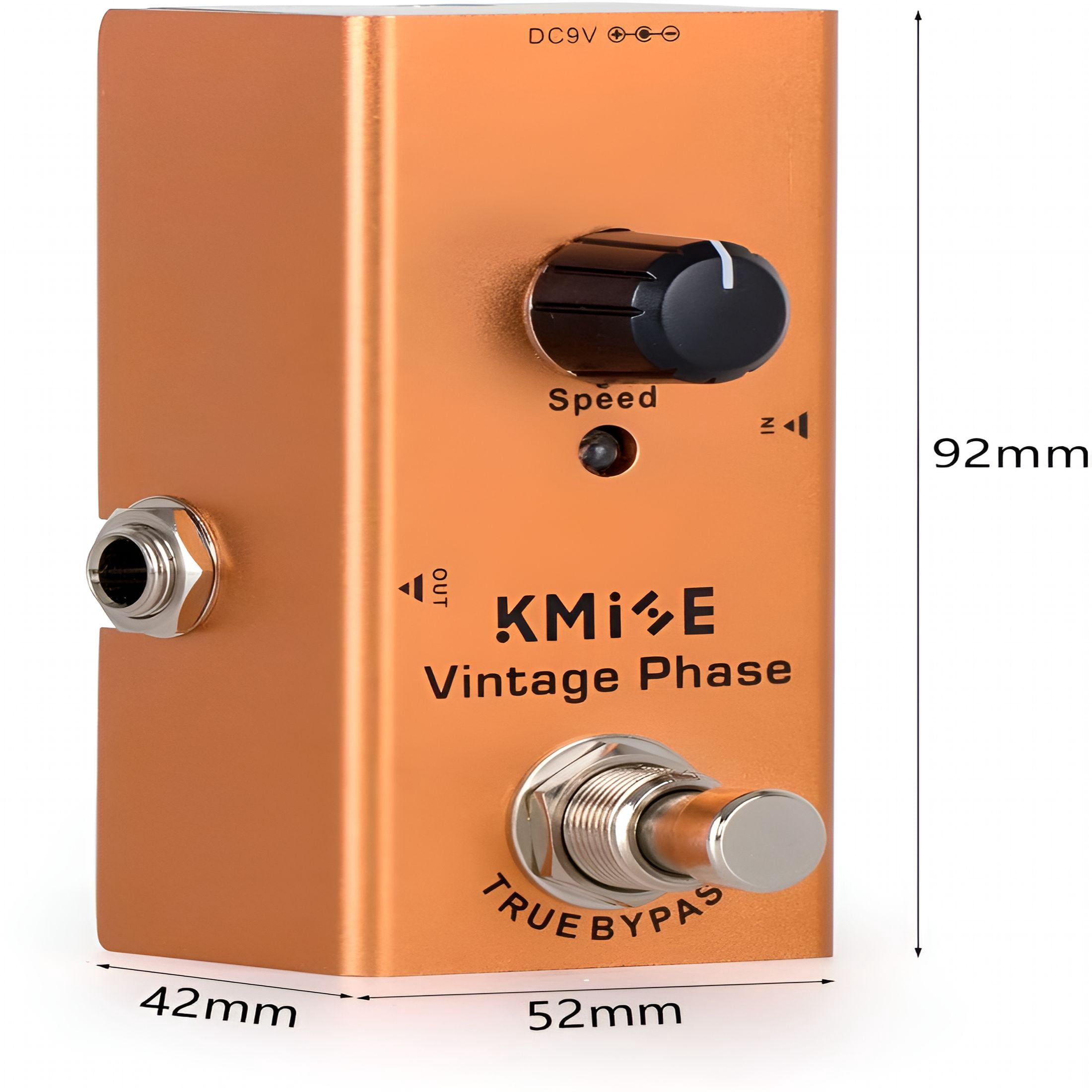 CCOCC Metal Distortion Pedal Overdrive & Reverb Effects Processor Choir Sound Enhancer for Guitar 9.1X4X3.2Cm Compact Size Includes Power Cord Ideal for Metal & Hard Performances