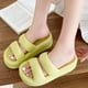 thumbnail image 5 of Zapatillas de verano nuevas de 7 cm de grosor con dos cinturones para mujer, suela suave, antideslizantes, para playa, exteriores, plataforma interior, 5 of 6