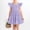 Purple, variant on Zecgelong Girls Summer Dresses Casual A Line Toddler Dress With Elastic Waist For Outdoor Play And Daily Wear Girls Summer Dresses Size 3-4 Years Beige