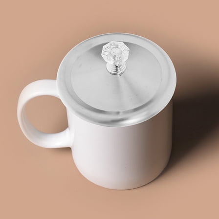 Masteelf Universal Stainless Steel Lid for Mugs and Tumblers for Coffee Tea Water Cup Leak-Proof and Heat Resistant Replacement for Drinkware