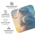 thumbnail image 3 of Naloa Cute Cloud Cat Coasters for Set of 4 - PU Leather Coasters, Coasters for Table Cup Tea Coffee Beer, Decorative for Kitchen Homedecor (Round), 3 of 6