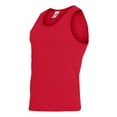 thumbnail image 2 of Augusta Drop Ship Poly/Cotton Athletic Tank, 2 of 5