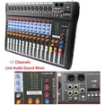 thumbnail image 5 of Anqidi Professional 12 Channel Live Studio Audio Mixer USB Mixing Console Pro Audio Equipment Musical Instruments CT-120S, 5 of 12