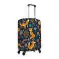thumbnail image 3 of Haiem Colorful Fox Luggage Cover Printed Suitcase Covers for Luggage Elastic Washable Suitcase Protector Fits 18-32 Inch Luggage-Large, 3 of 9