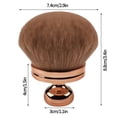 thumbnail image 2 of Large Self-Tanning Brush, Oval Body Makeup Brush, Wide Brush Head Application Sunscreen Brush, Suitable For Makeup Legs Arms Face Body, 2 of 2
